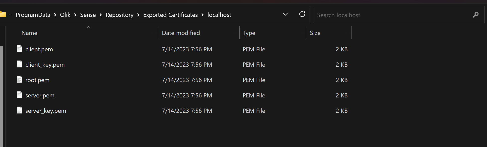 Locate Certificate