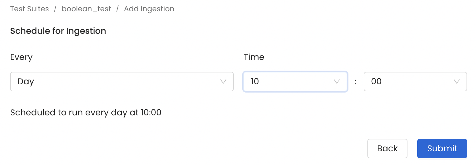 Schedule the Pipeline