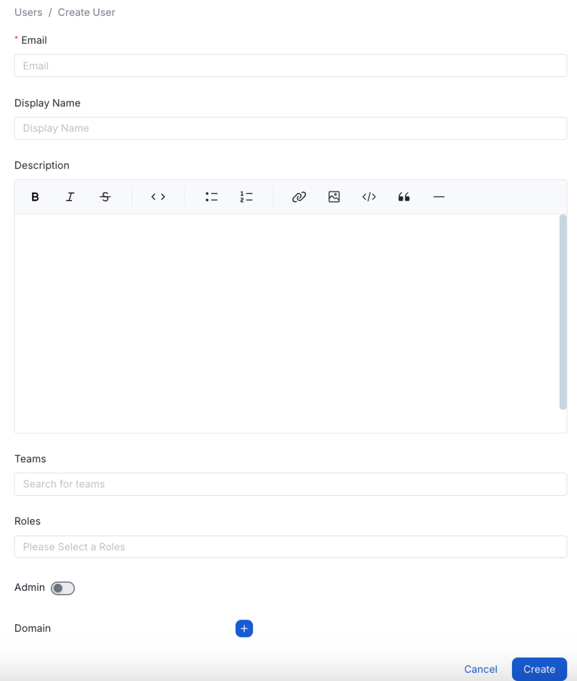 Adding New User