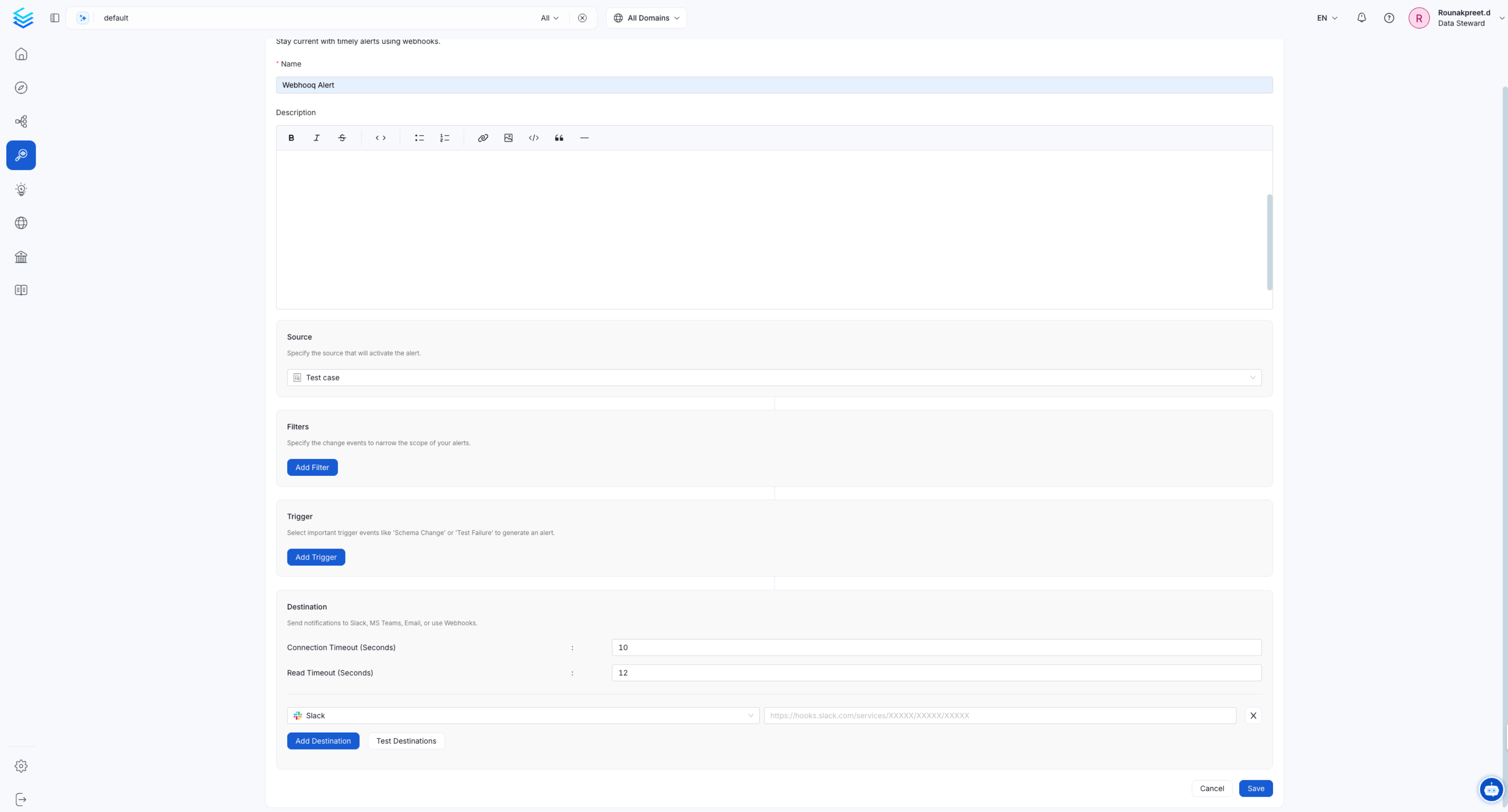 Slack Webhook